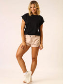 Kit 3 Camiseta Regata Muscle Tee Feminina Básica Soltinha Confortável