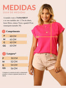 Kit 3 Camiseta Regata Muscle Tee Feminina Básica Soltinha Confortável