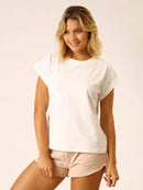 Kit 3 Camiseta Regata Muscle Tee Feminina Básica Soltinha Confortável