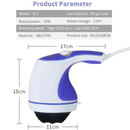 Massageador Corporal Elétrico Redutor De Medidas Drenagem Linfatica Reduz Celulite e Gordura Alivio