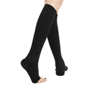 Meias De Compressão De Dedo Aberto De Cano Alto Para Inchaço E Alívio Da Dor , Ideais Gravidez , Maternidade (Pele/Balco